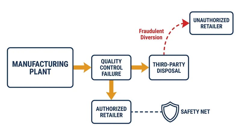 How contaminated products bypass safety nets to reach unauthorized discount markets.