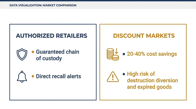The trade-offs of purchasing pet consumables through primary versus secondary channels.