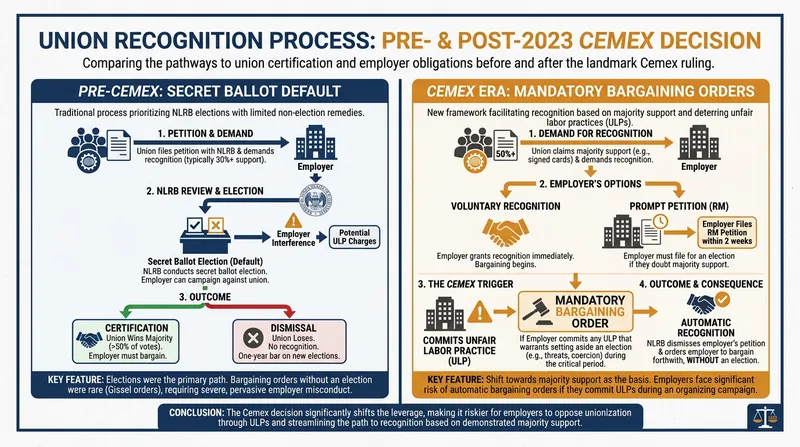 How the Cemex decision altered the pathway to union recognition.