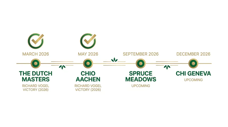 The path to the Rolex Grand Slam requires winning three consecutive Majors.