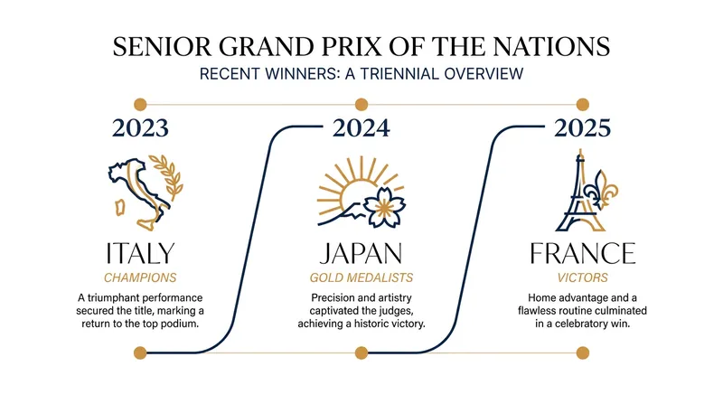 The Senior Grand Prix of the Nations has seen three different winners in the last three years.