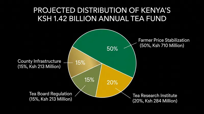 By law, the collected funds are ring-fenced and distributed across four key pillars of the tea sector.