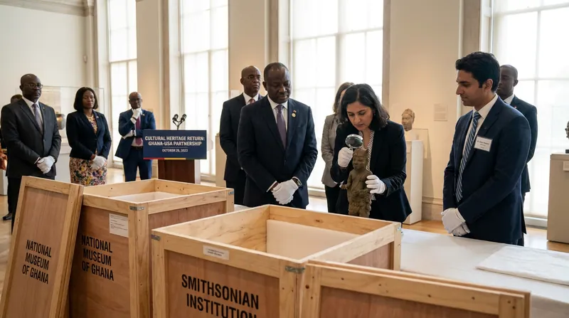 Repatriation ceremonies mark the formal transfer of cultural heritage back to source nations.