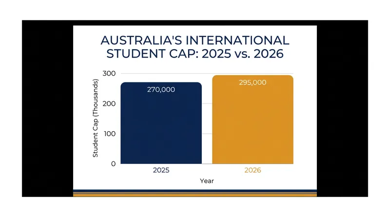 Australia's National Planning Level for international students increased by 9% for 2026.