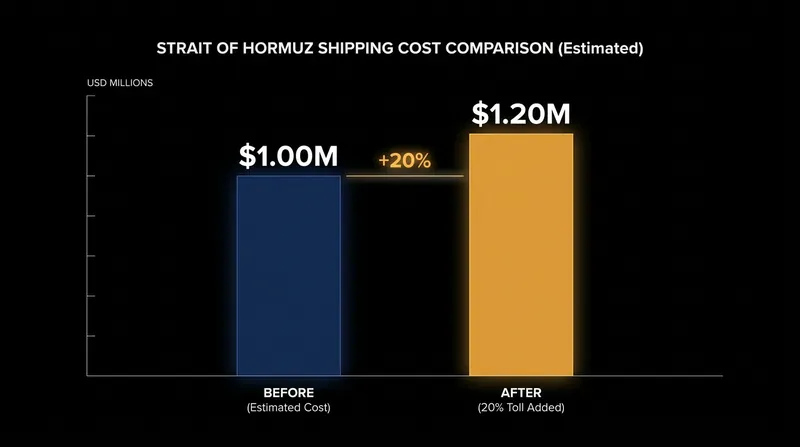 The proposed U.S. security toll fundamentally alters the economics of maritime navigation in the region.