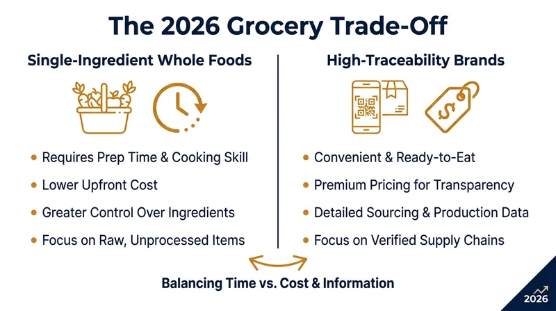 Comparing the trade-offs between scratch cooking and tech-enabled convenience shopping.
