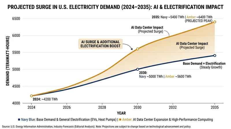 Surging electricity demand from AI and manufacturing is driving the push for faster nuclear deployment.