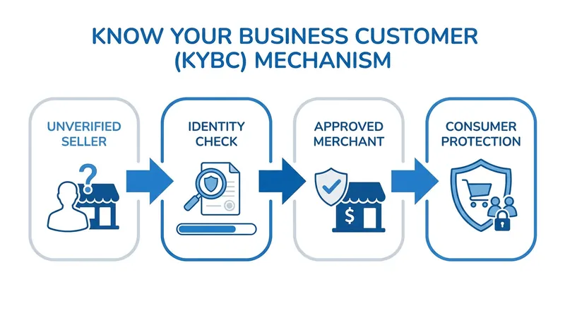 Online marketplaces are now legally required to verify the identity of third-party sellers to prevent the sale of counterfeit goods.