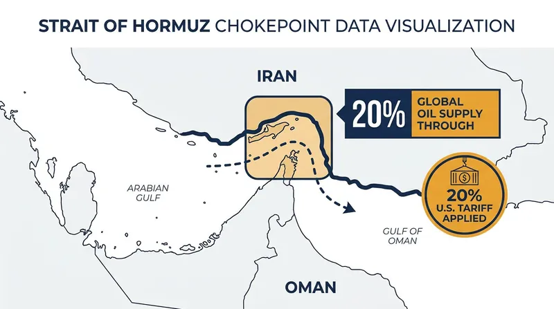The Strait of Hormuz is a critical chokepoint for global energy markets.