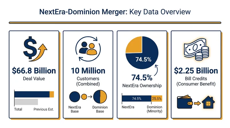 By the numbers: The NextEra-Dominion mega-merger.