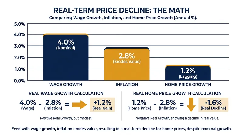 Nominal wage growth is now outpacing both inflation and home price appreciation.