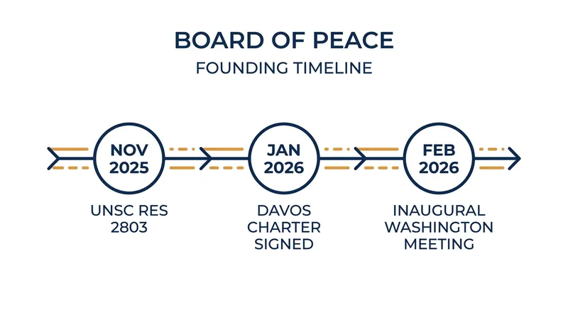 From a targeted ceasefire mechanism to a permanent global institution, the Board of Peace evolved rapidly over four months.