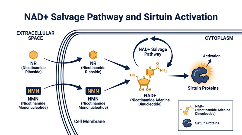 How precursors bypass cellular barriers to replenish NAD+ stores.