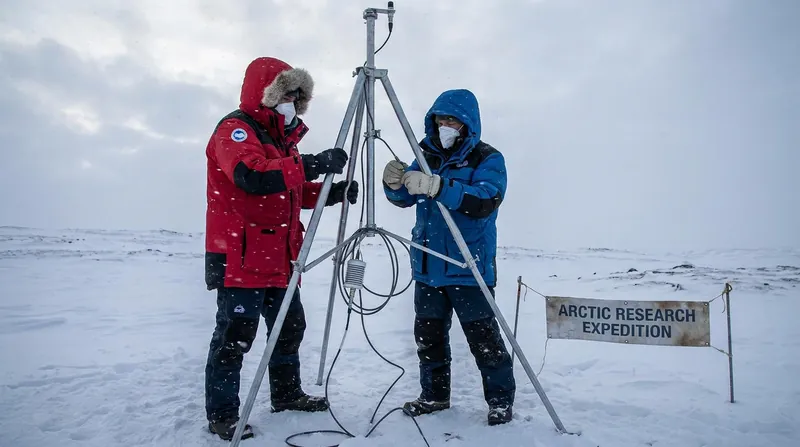 Ground-based sensors have revealed that microbial carbon emissions continue even beneath the winter snowpack.