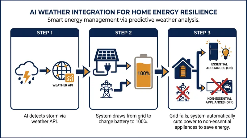 How AI-powered energy systems prepare for and respond to severe weather events.