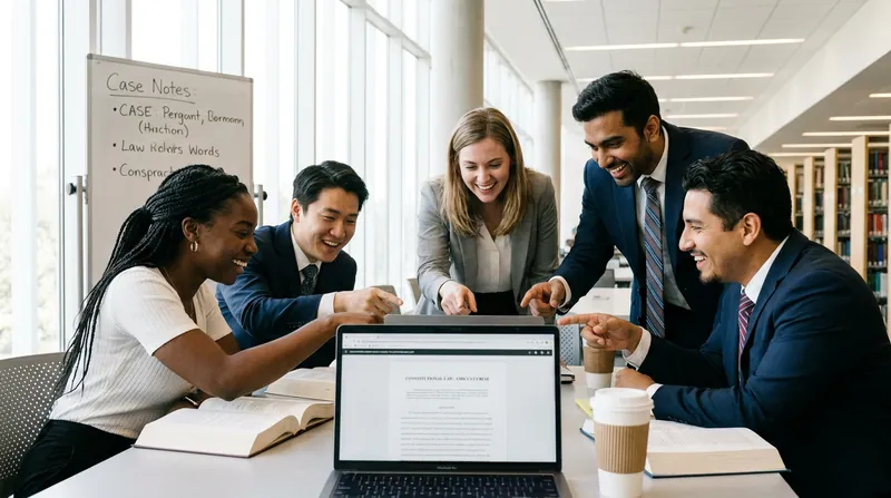 While first-year classes will be device-free, upper-level students are actively taught to integrate AI into their legal research.