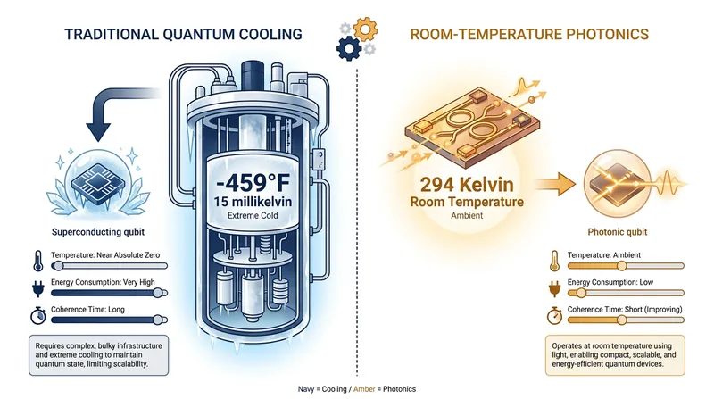 Bypassing the cryogenic bottleneck reduces the physical footprint of quantum hardware.