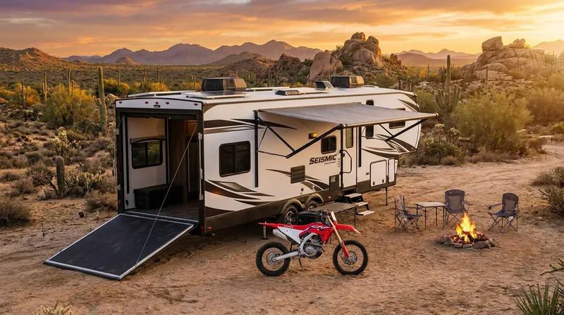 The missing inverter ground wire poses the greatest risk when campers are utilizing battery power off the grid.