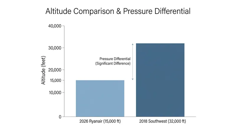 Altitude plays a critical role in the severity of a cabin decompression event.