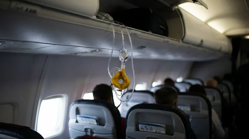 Oxygen masks automatically deploy when cabin pressure drops below safe levels.