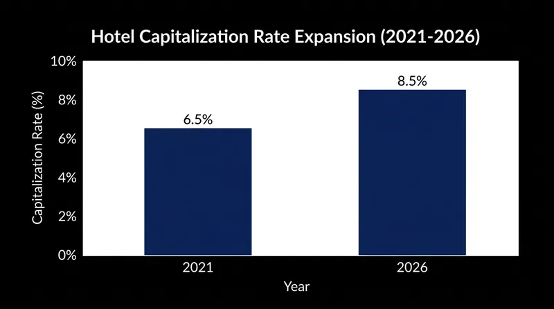 Hotel capitalization rates have expanded significantly as sellers finally capitulate to the new cost of capital.