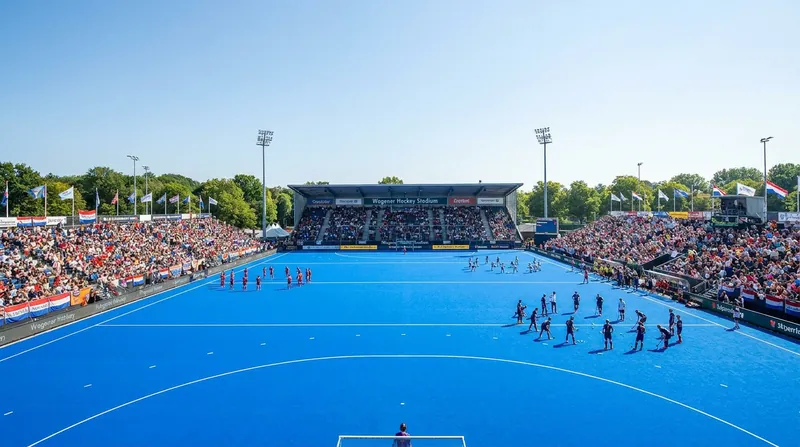 The Wagener Stadium in Amstelveen will host England's opening World Cup matches.