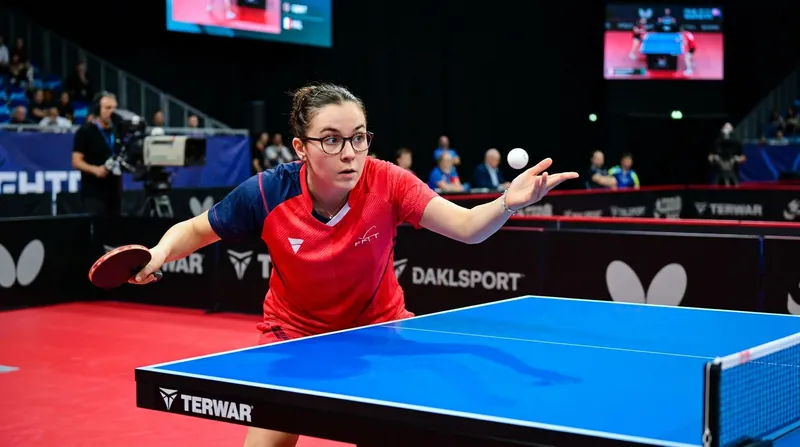 USA's Lily Zhang made a gritty return to the table just days after undergoing emergency dental surgery.