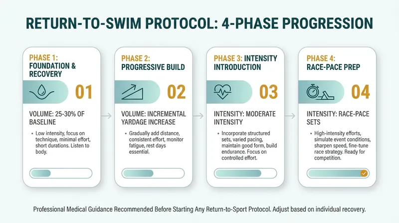 The standard phased reintegration protocol used by coaches to prevent re-injury.