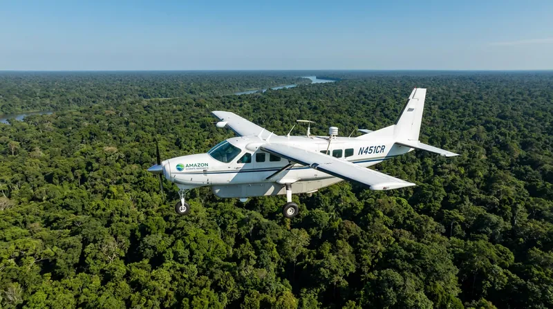 Airborne spectrometers allow scientists to sample atmospheric gases below the cloud cover that often blinds satellites.
