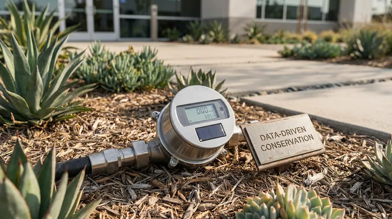 Dedicated irrigation meters separate outdoor water use from indoor consumption, allowing for precise tracking.