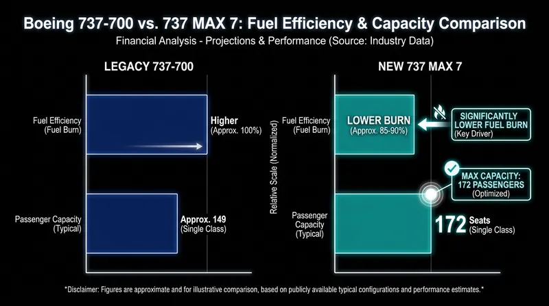 Airlines have eagerly awaited the MAX 7 to replace aging, less efficient 737-700 models.