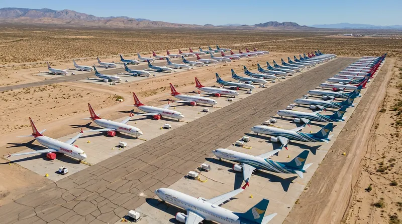 Dozens of completed MAX 7 aircraft have been stored at facilities like Moses Lake, Washington, awaiting FAA clearance.