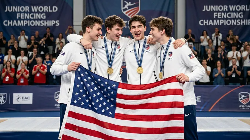The United States Junior Men's Foil team reclaimed the World No. 1 spot after a dominant run in Rio.