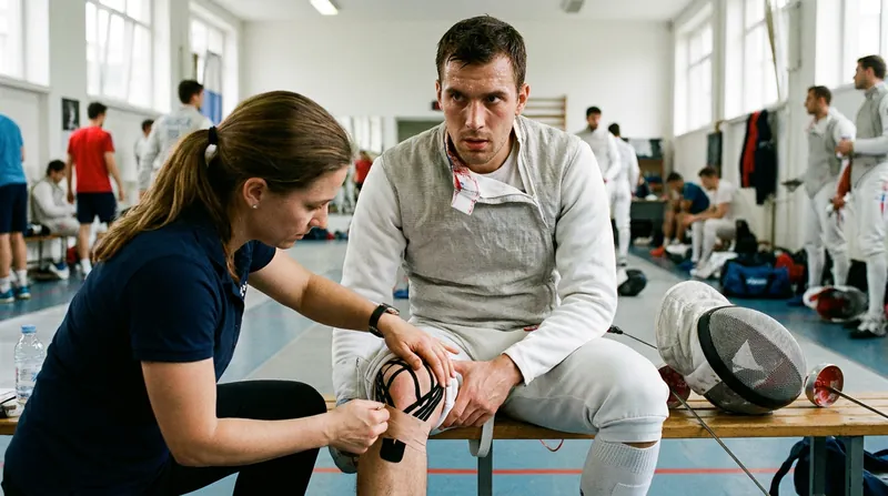Sports medicine interventions and load monitoring have become critical components of elite fencing training.