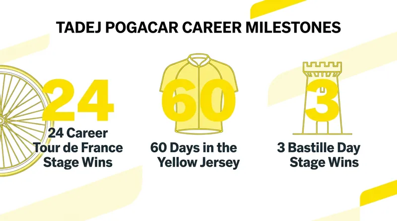 Pogačar continues to rewrite the Tour de France record books.