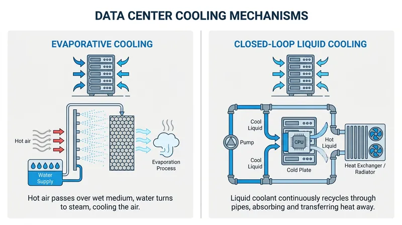 Next-generation liquid cooling aims to drastically reduce water consumption.
