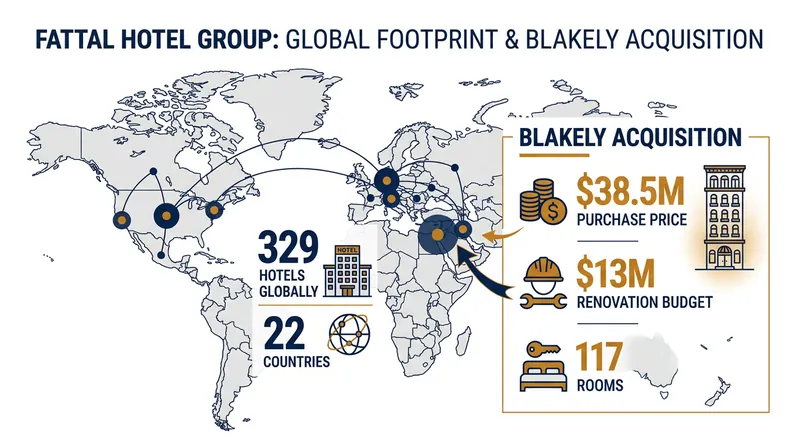 By the numbers: Fattal's global reach and its new Manhattan investment.
