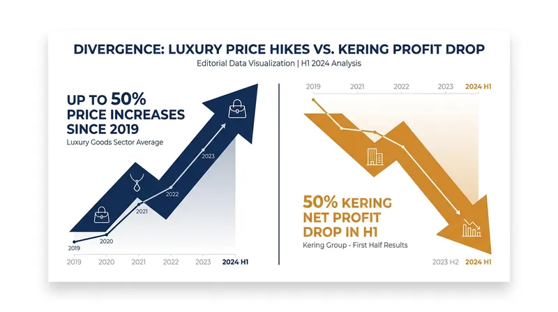 Aggressive price hikes have alienated core consumers, leading to sharp profit declines.