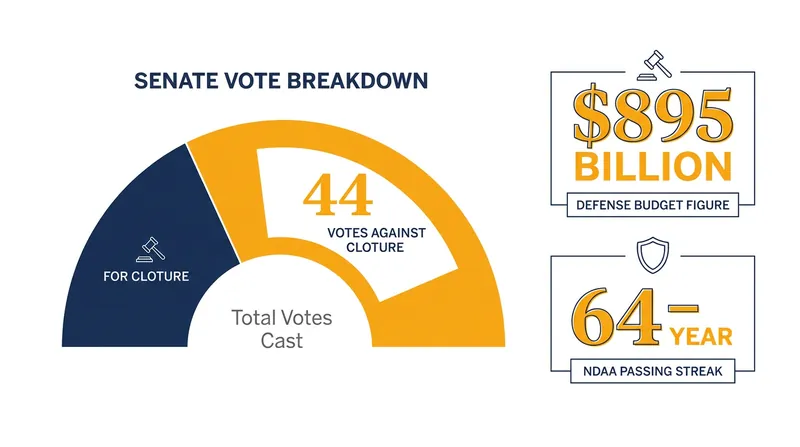 The legislative blockade threatens the 64-year streak of passing the annual defense authorization act.