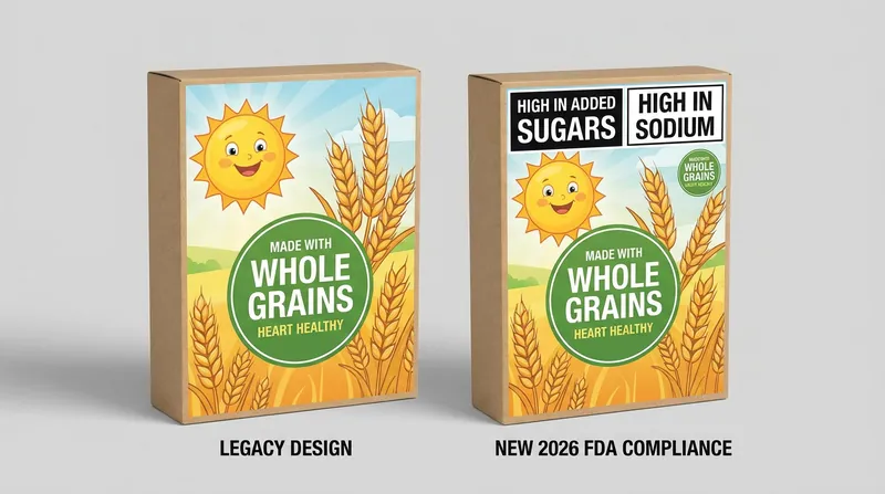 Mandatory warnings strip away the 'health halo' that legacy packaging often used to mask poor nutritional profiles.
