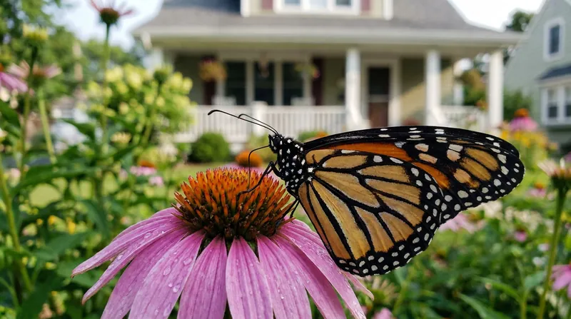 Native plants provide essential food and habitat for local pollinators, creating micro-ecosystems in suburban neighborhoods.