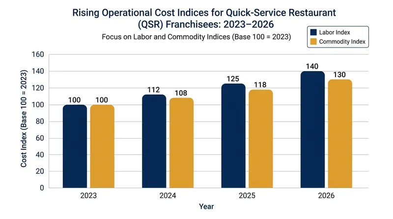 Franchisees across the fast-food sector are navigating a challenging macroeconomic environment characterized by elevated operational costs.