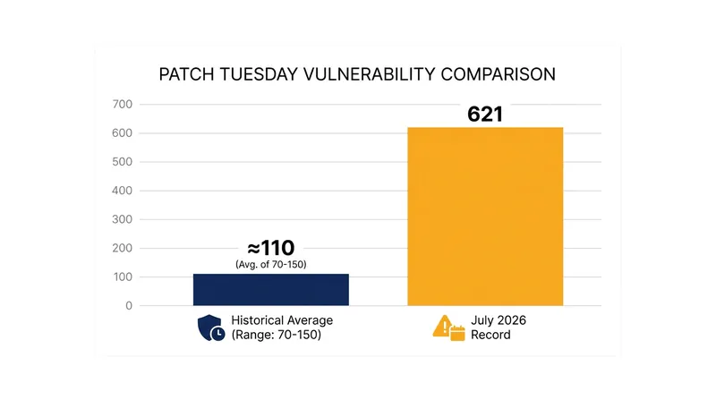 The July 2026 update represents a roughly 300% increase over historical averages.