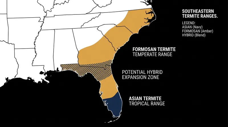 Researchers are monitoring whether the hybrid termite will inherit the Formosan species' ability to survive in cooler, temperate climates.