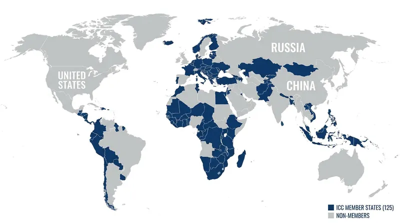 125 nations are party to the Rome Statute, delegating territorial jurisdiction to the ICC.
