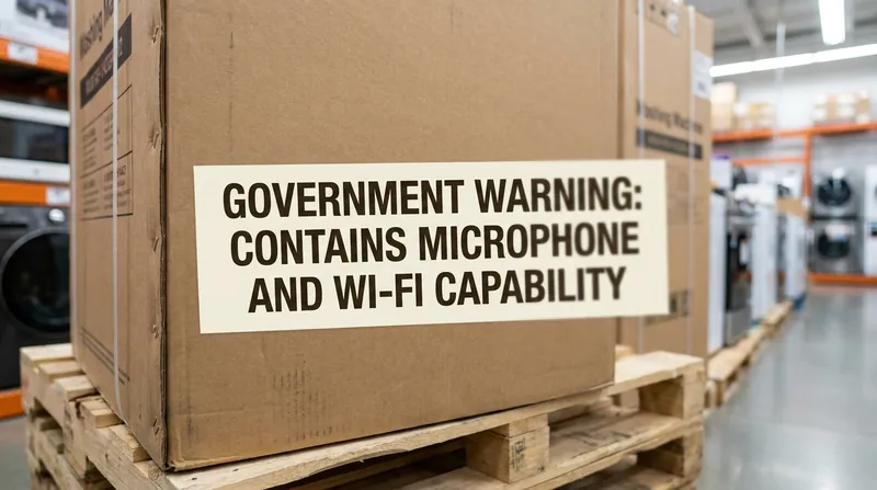 Retailers are preparing to display prominent privacy disclosures on appliance packaging.