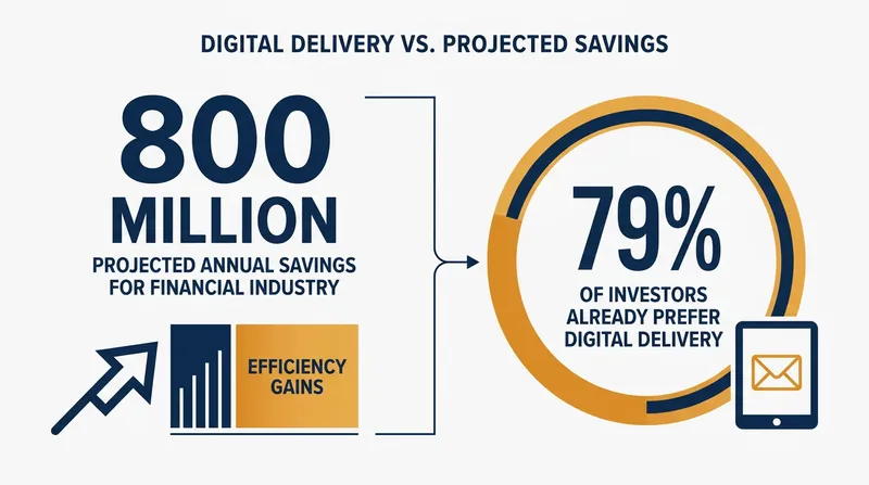 Industry groups estimate significant cost savings from the digital transition.