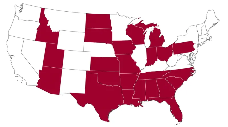 Half of all U.S. states currently preempt local governments from establishing their own minimum wage laws.