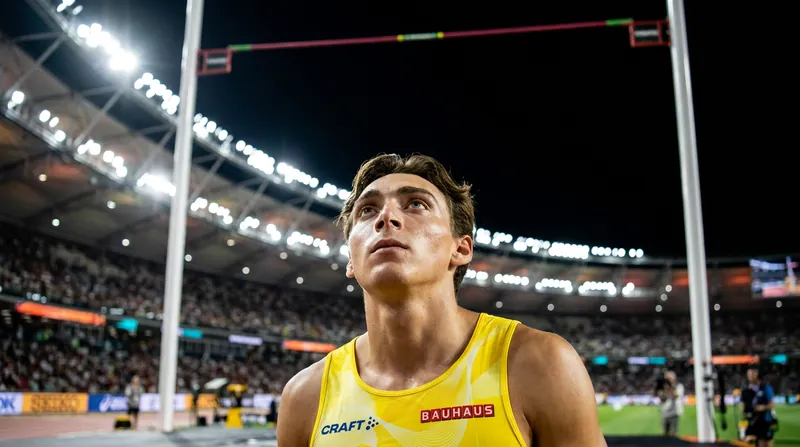 Armand Duplantis trails by two points as the circuit heads toward the Brussels final.