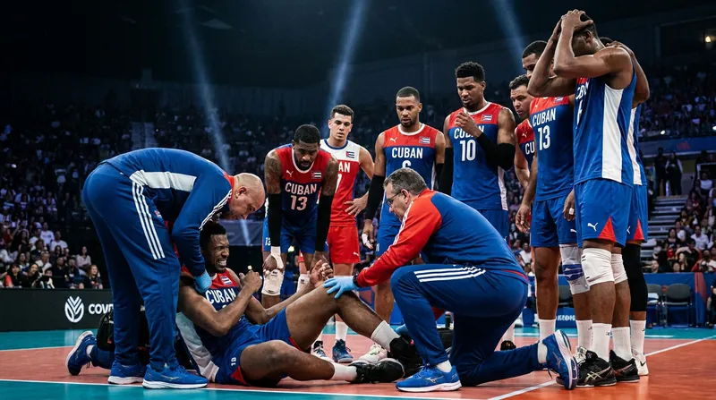 Mid-match injuries, like the one suffered by Cuba's Javier Concepción, can instantly alter a team's tournament trajectory.